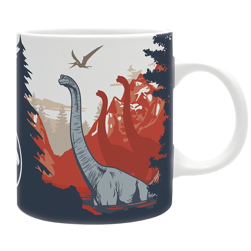 JURASSIC WORLD - Mug - 320 ml National Park subli with box x2 - Hrnek Jurský park (ABYMUGA113)