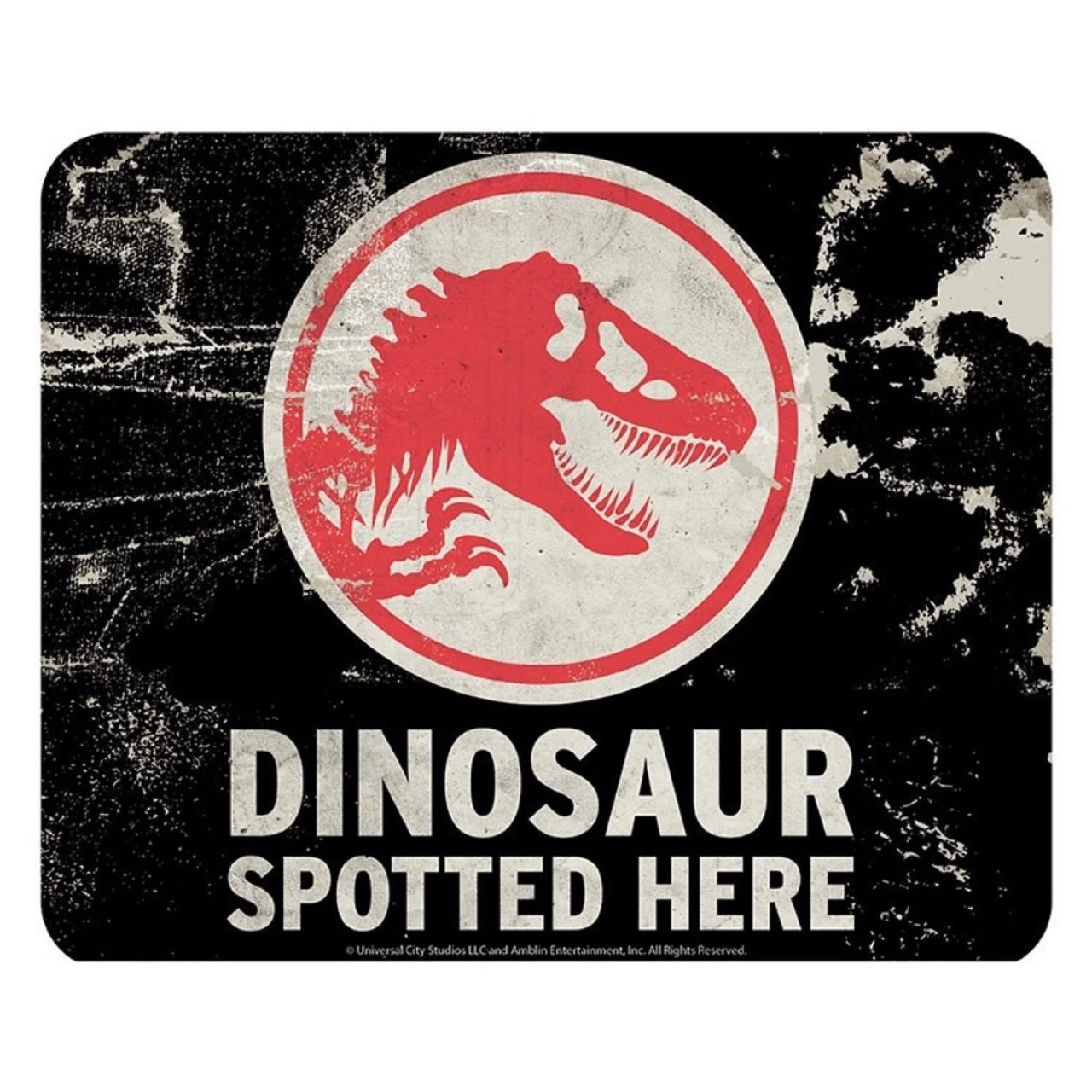 JURASSIC WORLD Flexible Mousepad Caution dinosaur - Podložka po myš Jurský park (ABYACC410)