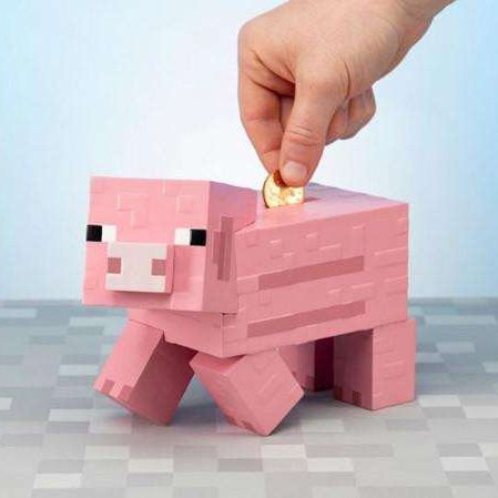 Plastová pokladnička Minecraft (347216)