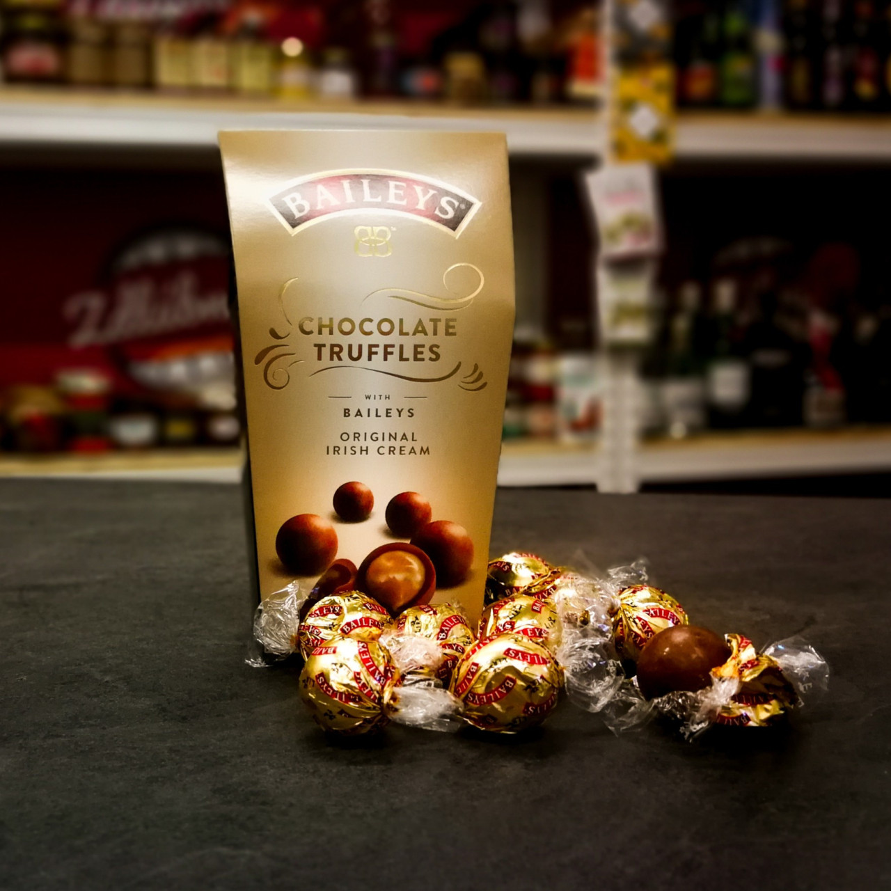 Hexagon plný specilait s alkoholem - Modrý