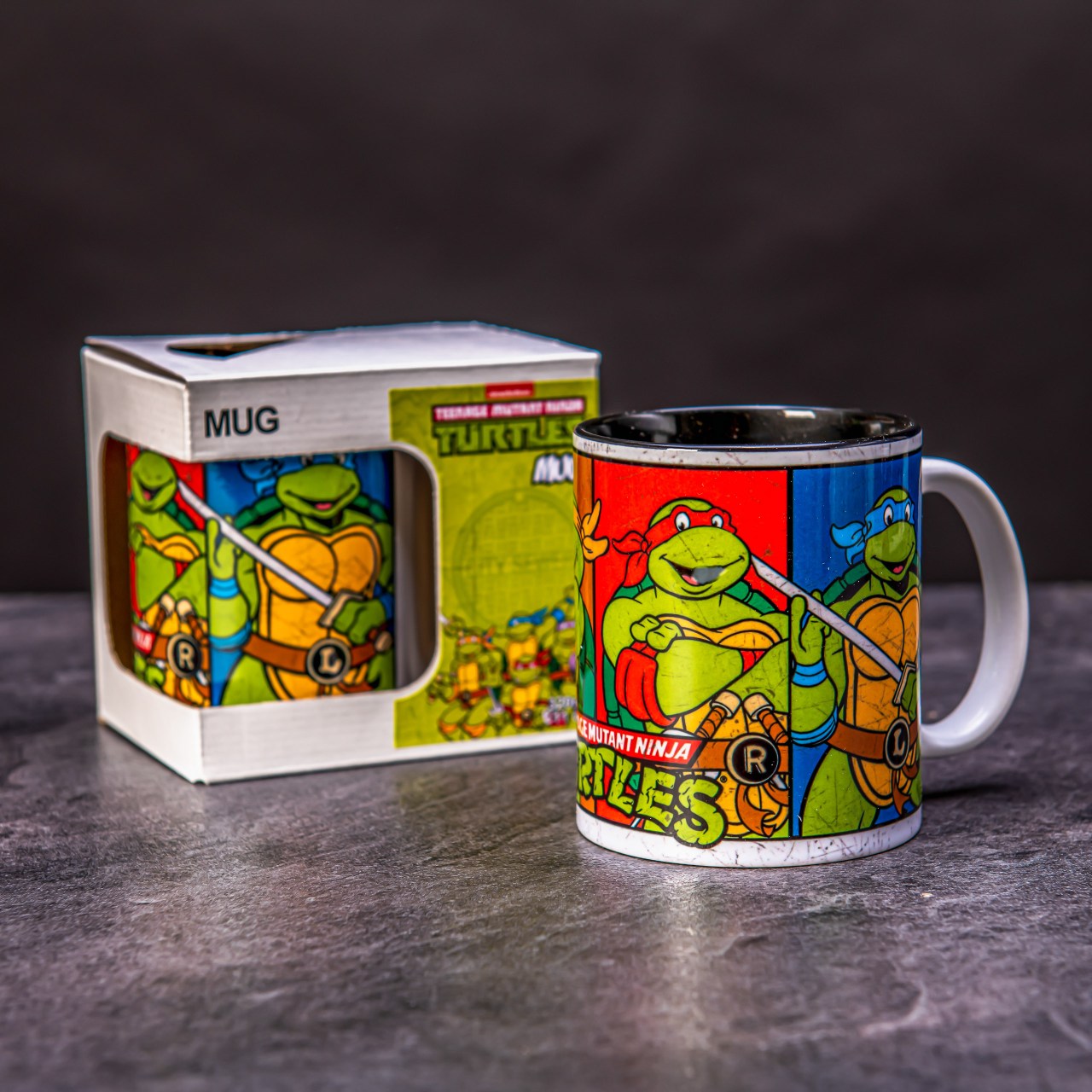 TMNT Mug 320 ml Colorful portraits subli x2 - Hrnek Želvy Ninja (ABYMUGA163)