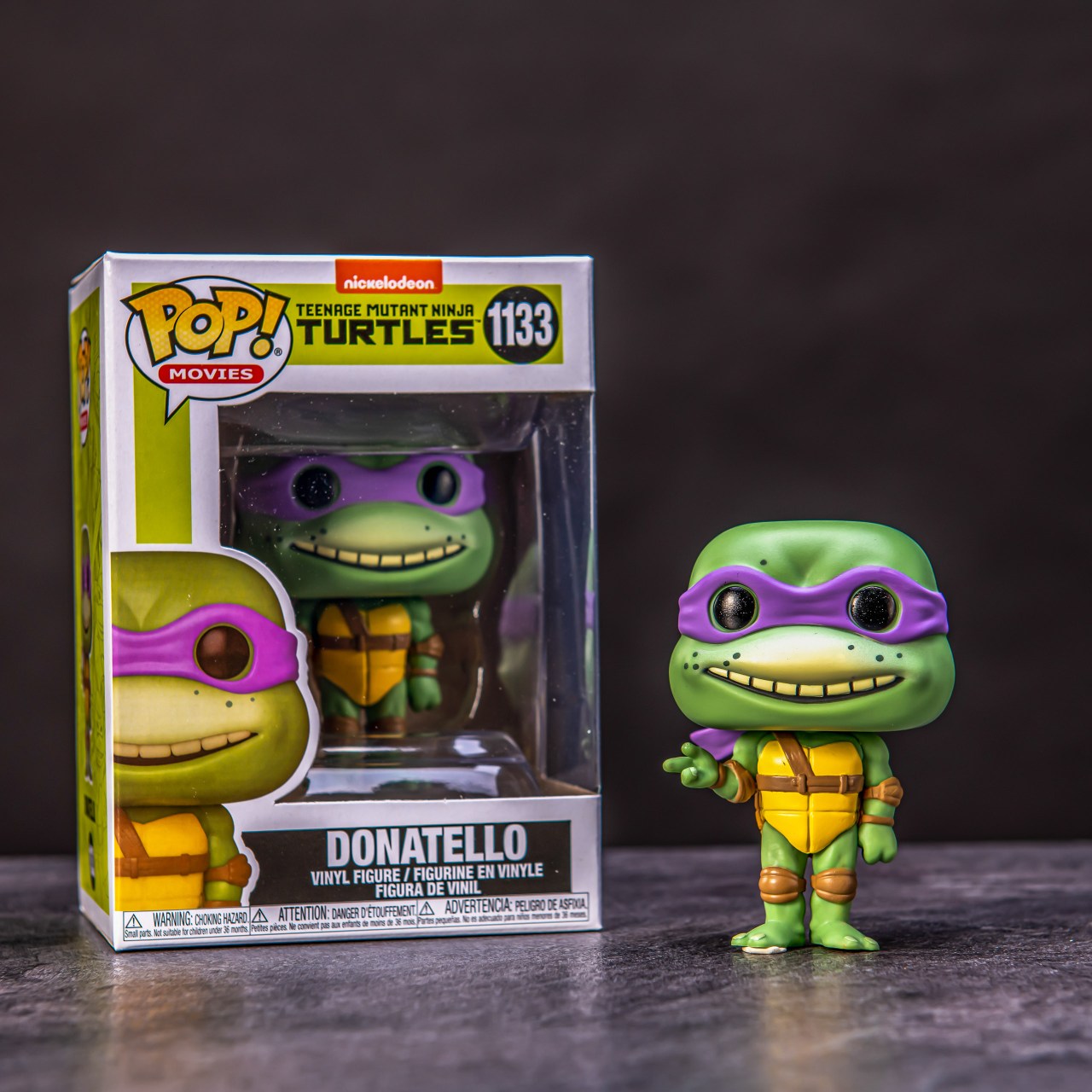 Teenage Mutant Ninja Turtles POP! Movies Vinyl Figure Donatello 9 cm - Figurka POP Donatello (FK56160)