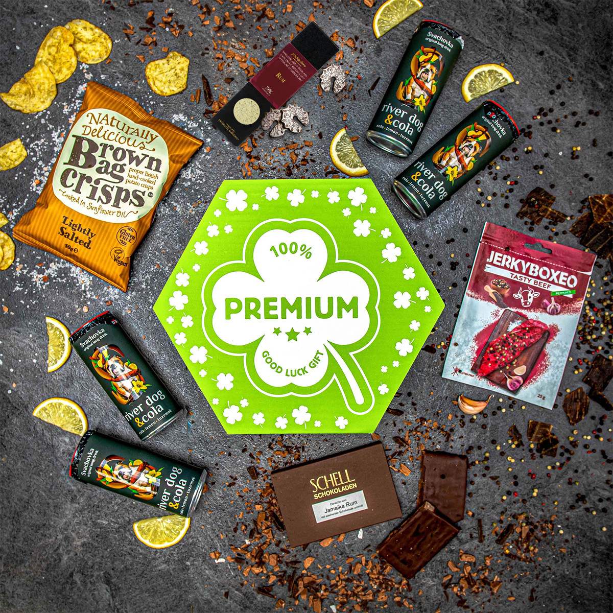 Giftboxeo plné rumových specialit - Čtyřlístek