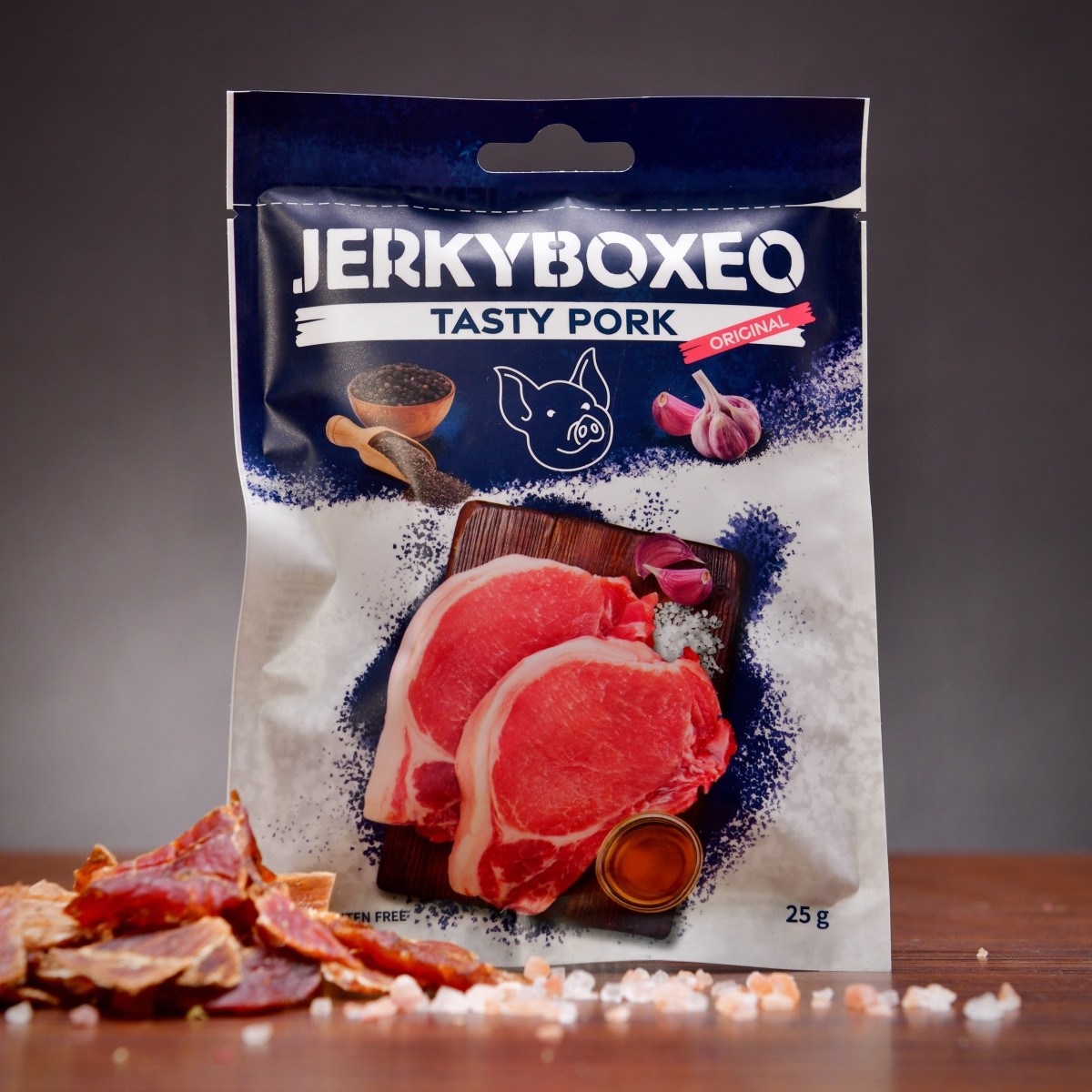 Hexagon plný masa - Modrý