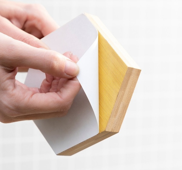 Bambusové magnetické nalepovací držáky magbu innovagoods balíček 3 jednotek (V0103437)