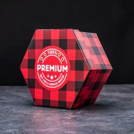 Hexagon s luxusní pánskou kosmetikou  - Flanelový