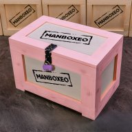 Truhla s bílým vínem XXL