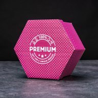 Hexagon plný sladkostí XXL - Fialový