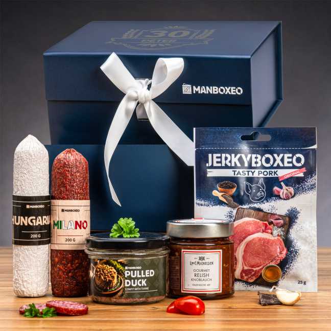 Giftboxeo ajándékdoboz (királykék) – Ínyenceknek
