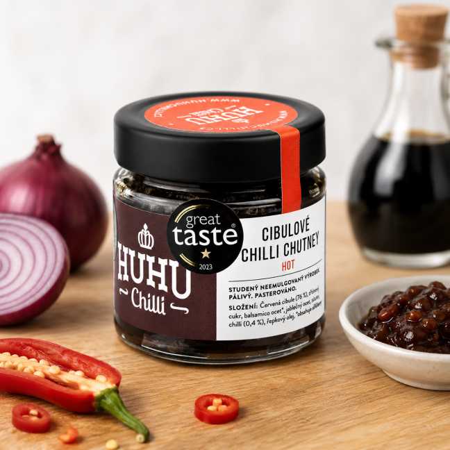 HUHU Chilis hagymachutney 200 ml