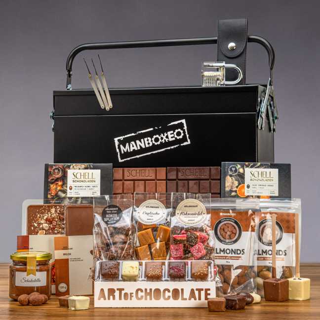 Csokoládéval teli szerszámosláda