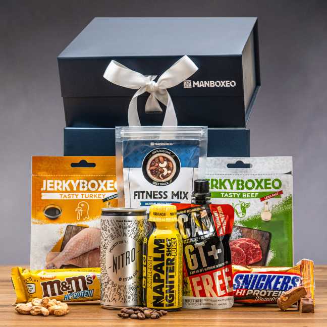 Giftboxeo ajándékdoboz (királykék) – Fitneszrajongóknak