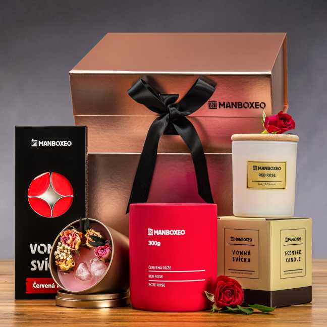 Giftboxeo ajándékdoboz (rózsaarany) – Tele rózsaillattal
