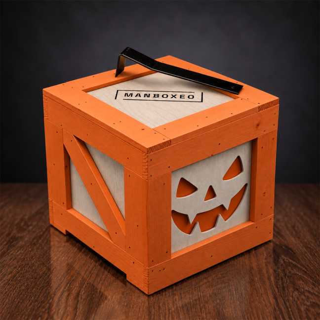 Üres Manboxeo láda Halloween