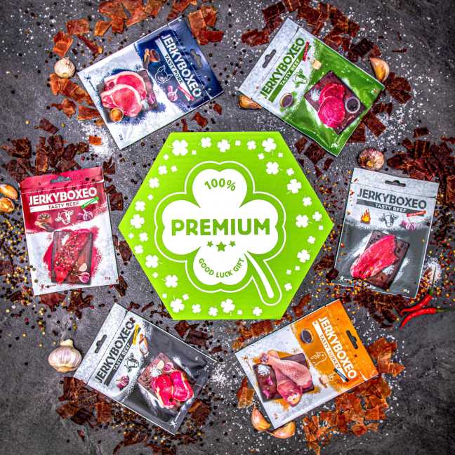 Giftboxeo ajándék készletek Négylevelű lóhere - Jerky