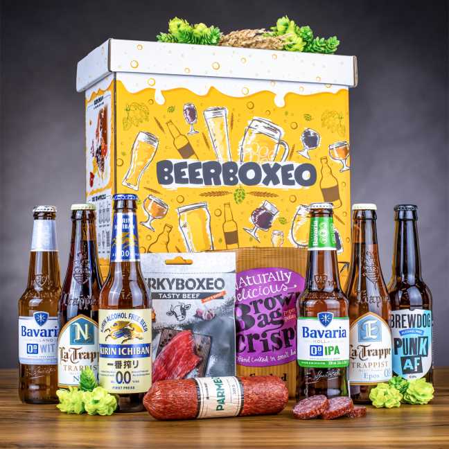 BeerBOXEO alkoholmentes sörkülönlegességekkel és hússal tele vol. 2