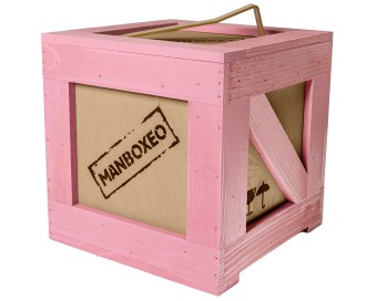 Rózsaszín ládák feszítővassal